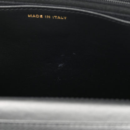 Chanel Lambskin Quilted Twisted CC Wallet On Chain WOC Black 12 of 14