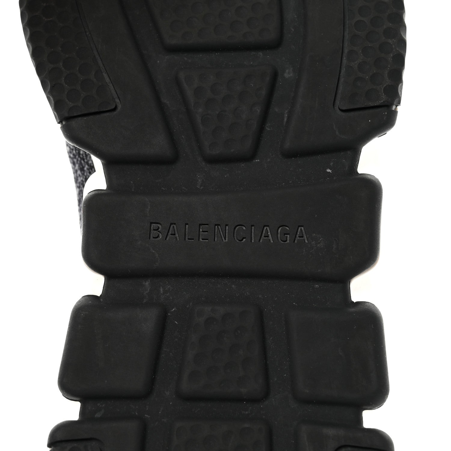 Balenciaga Chine Knit Bi-Color Sole Womens Speed Lace Up Sneakers 40 Black White 8 of 8