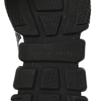 Balenciaga Chine Knit Bi-Color Sole Womens Speed Lace Up Sneakers 40 Black White 8 of 8