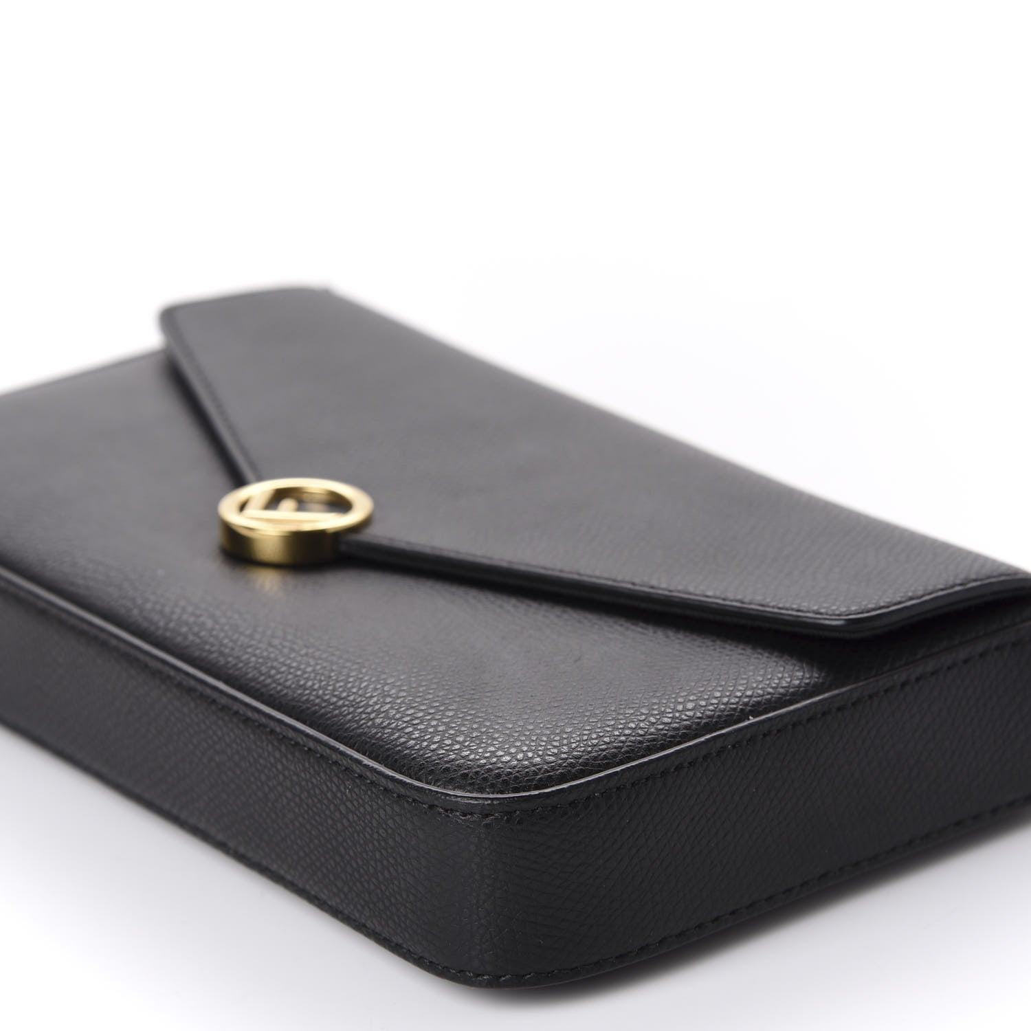 Fendi Vitello Cruise F is Fendi Envelope Wallet on Chain with Pouches Black 7 of 11