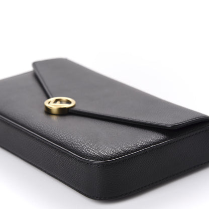 Fendi Vitello Cruise F is Fendi Envelope Wallet on Chain with Pouches Black 7 of 11