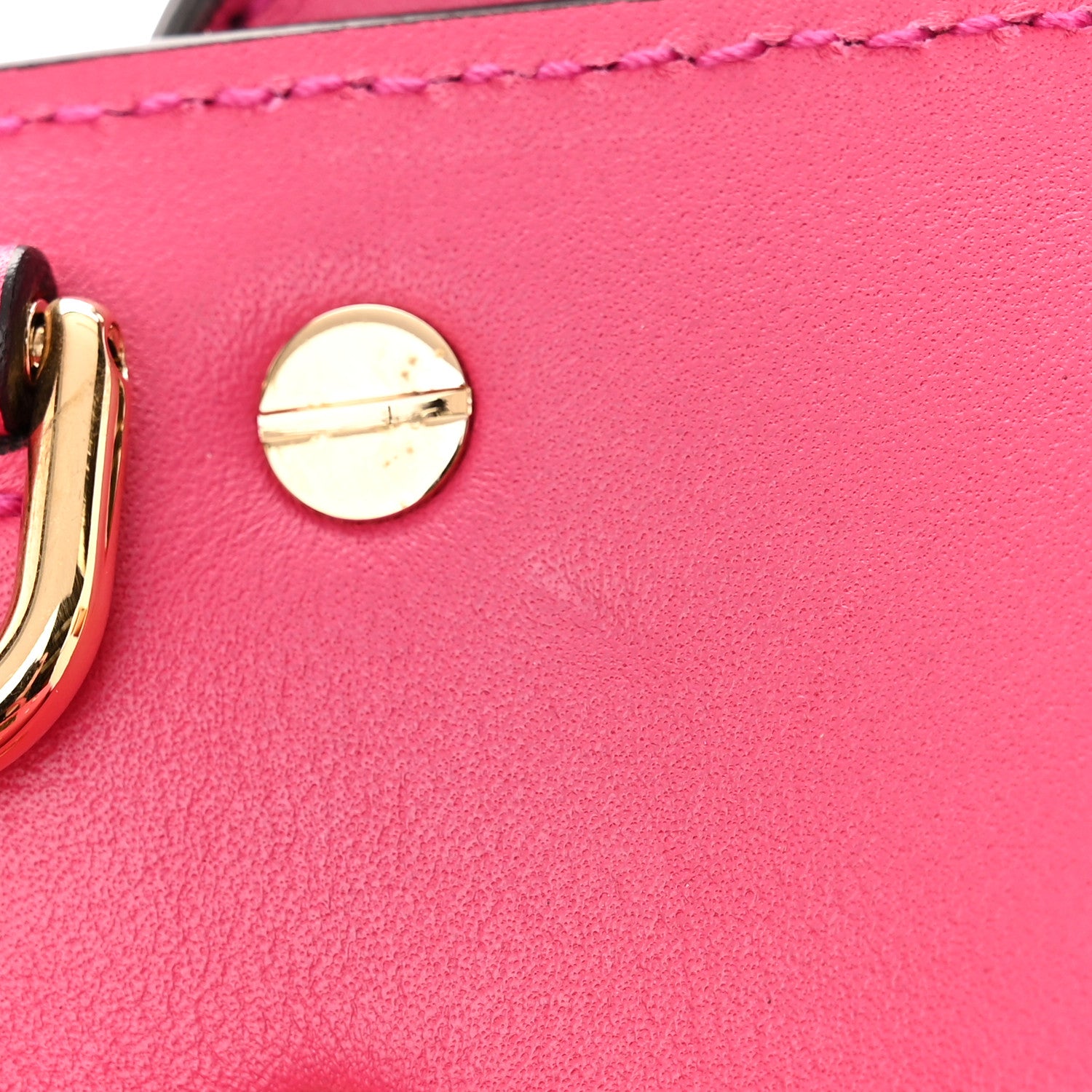 Salvatore Ferragamo Calfskin Medium Studio Bag Hot Pink 11 of 11