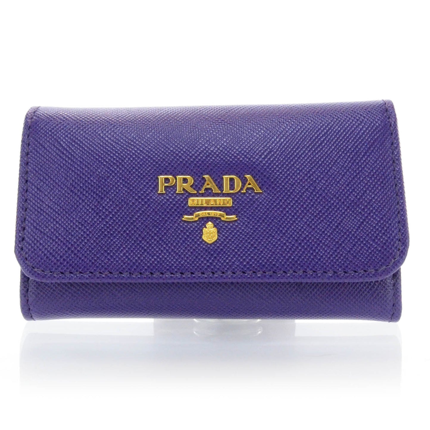 Saffiano Metal 6 Key Holder Viola