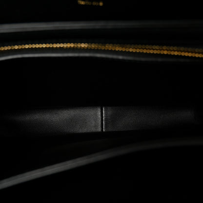 Celine Shiny Calfskin Medium Triomphe Black 5 of 11