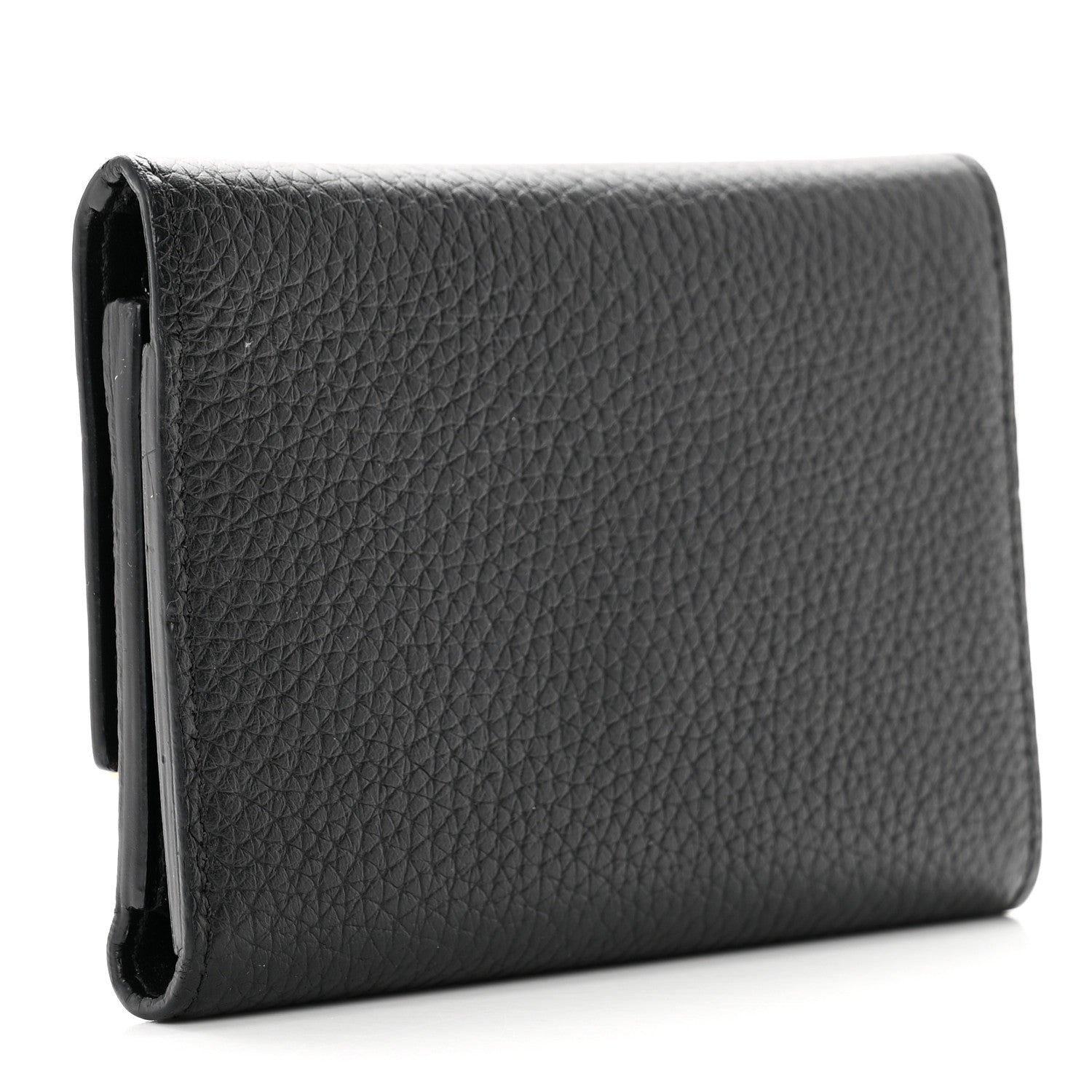 Louis Vuitton Taurillon Embellished Capucines Compact Wallet Black 3 of 7