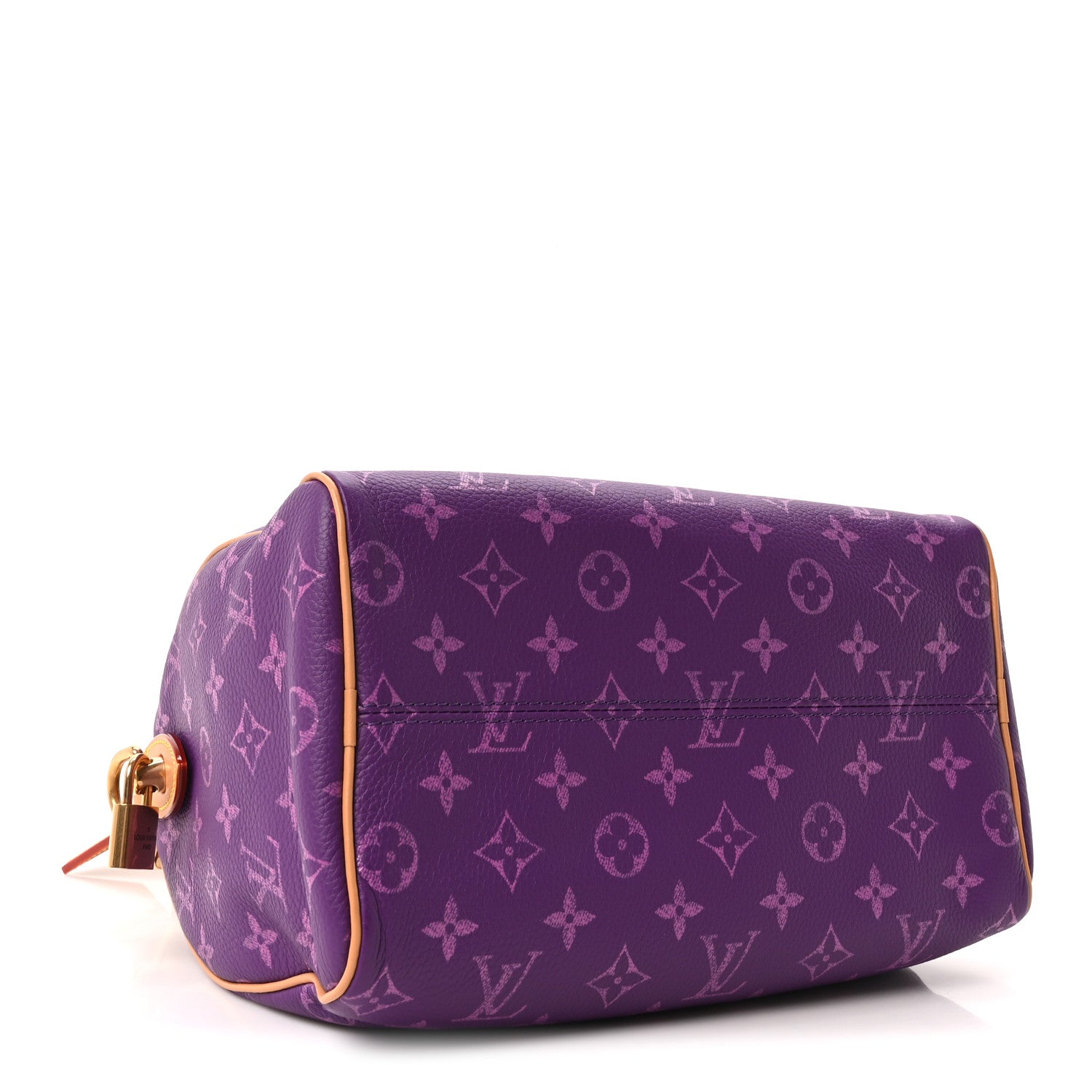 Louis Vuitton Calfskin Monogram Speedy P9 Bandouliere 25 Lotus Purple 5 of 10