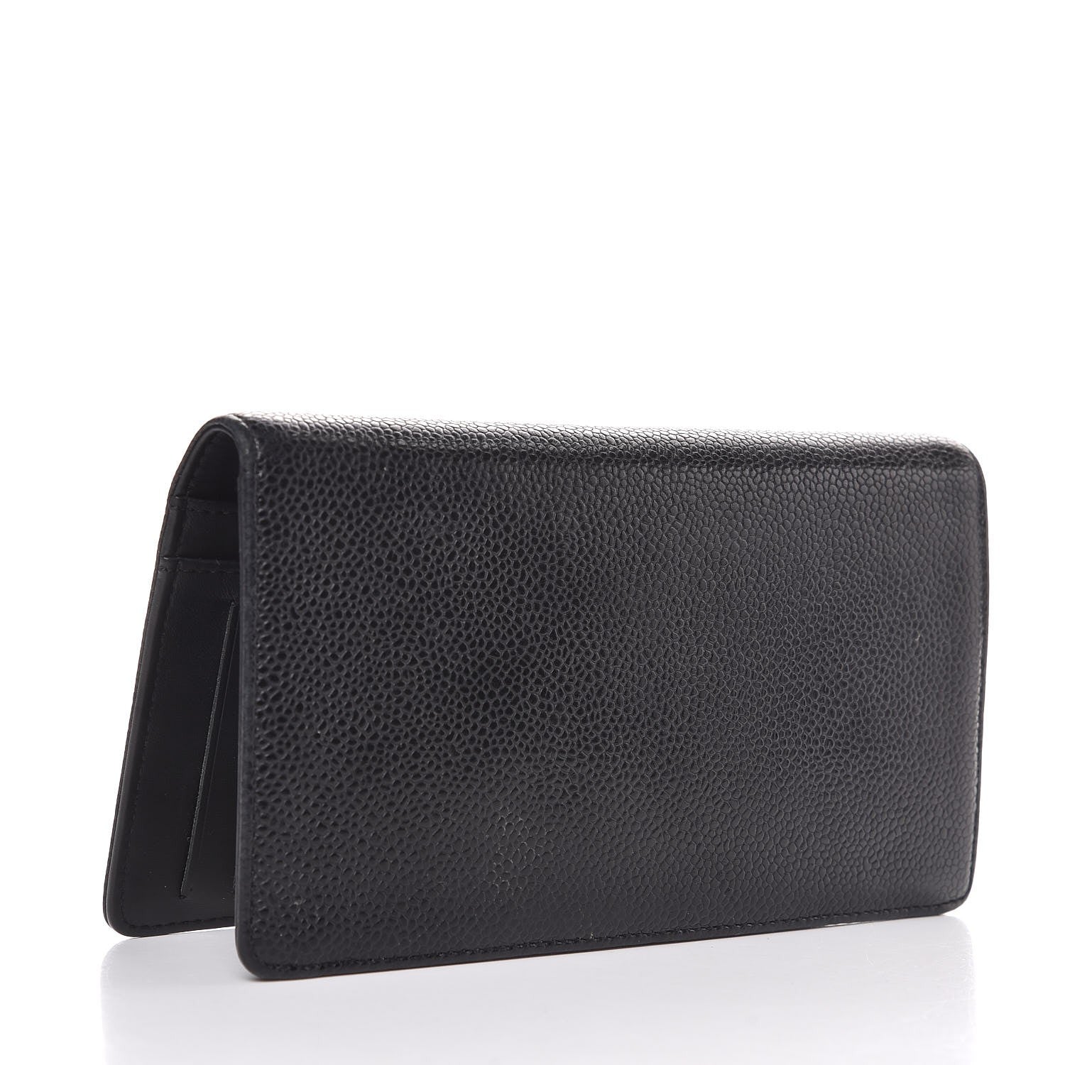 Chanel Caviar Timeless CC Yen Wallet Black 3 of 9