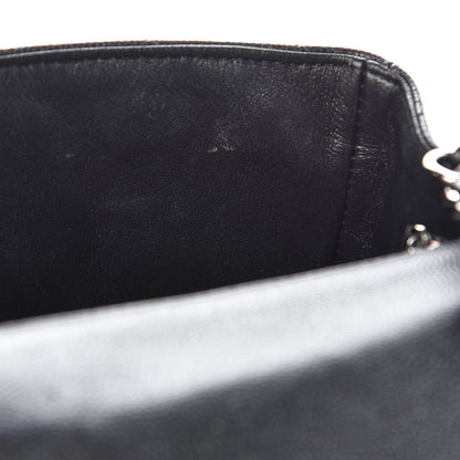 Chanel Metallic Caviar Quilted Mini Rectangular Flap Black 11 of 12