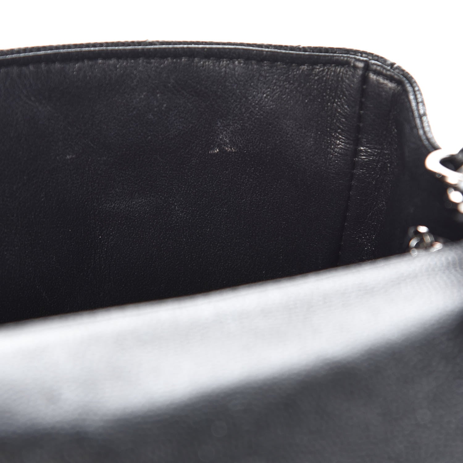 Chanel Metallic Caviar Quilted Mini Rectangular Flap Black 11 of 13