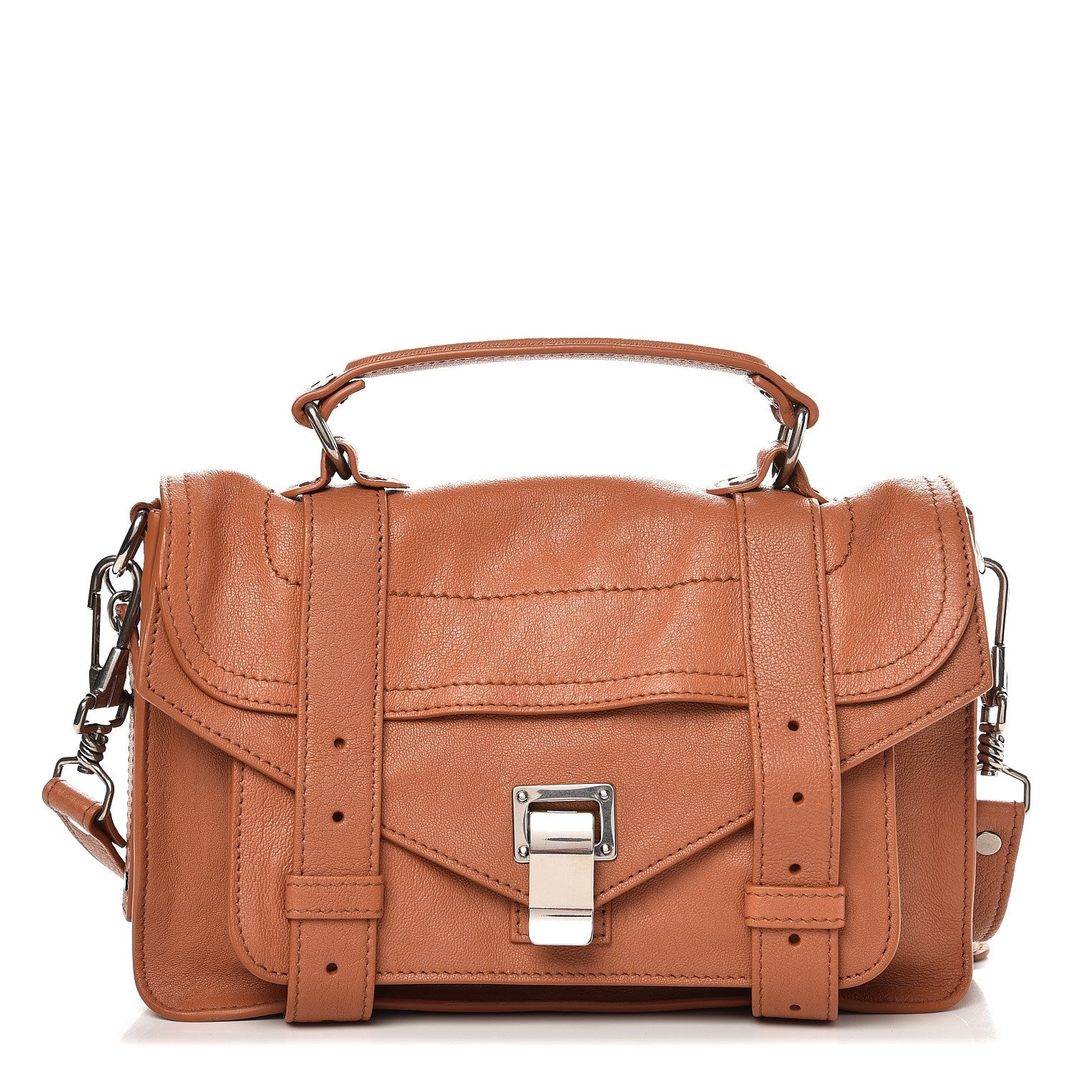 Proenza Schouler Lambskin Tiny PS1 Satchel Dune 1 of 9
