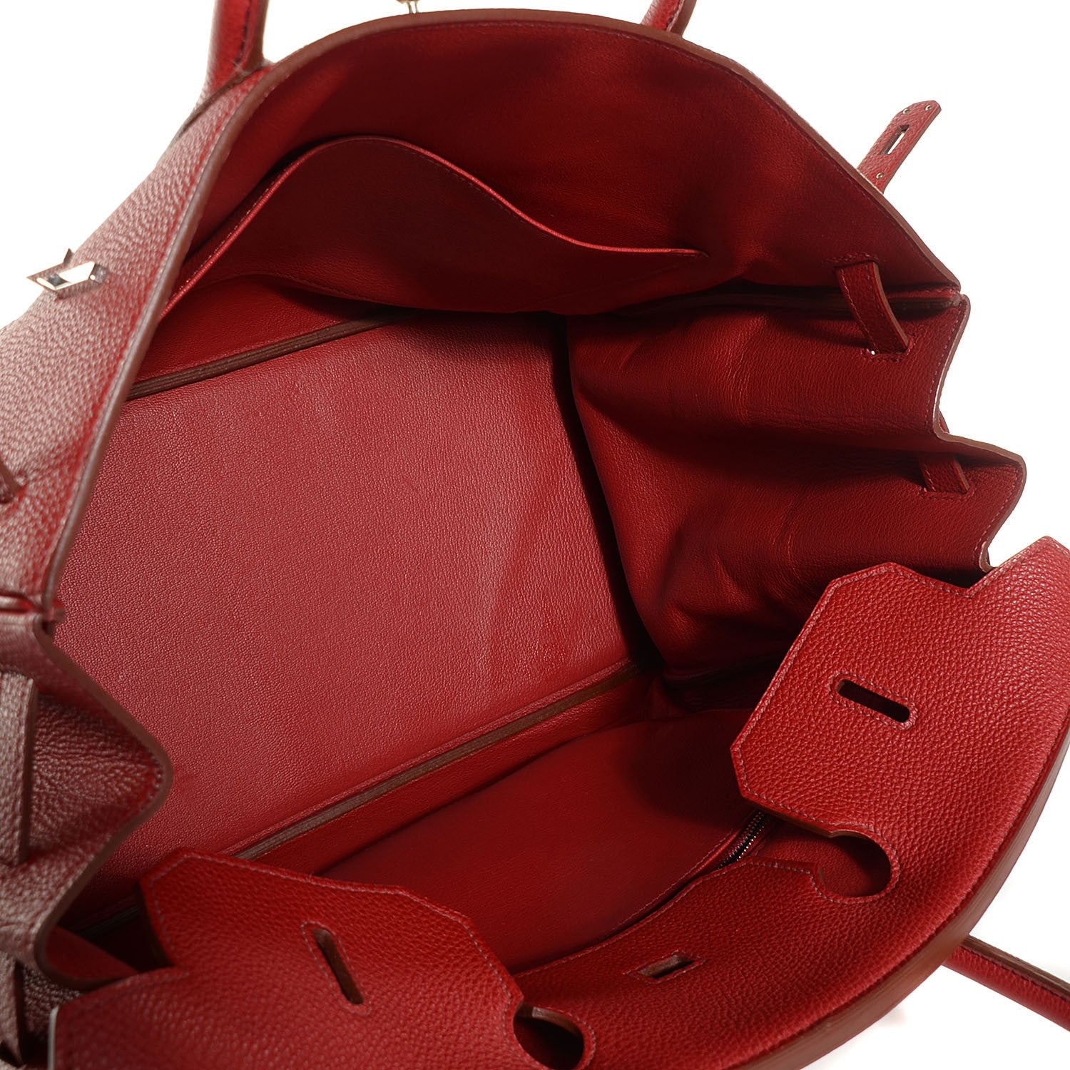 Hermes Togo Birkin 40 Rouge Garance 9 of 27