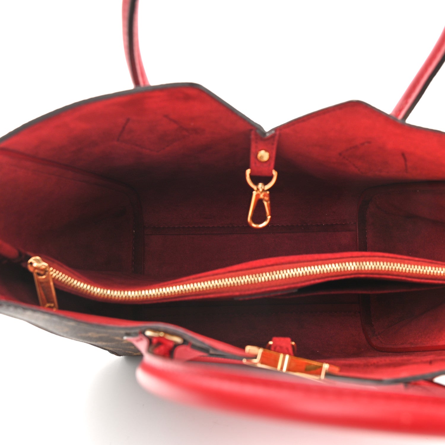 Louis Vuitton Calfskin Monogram Kimono Tote PM Cherry 5 of 8