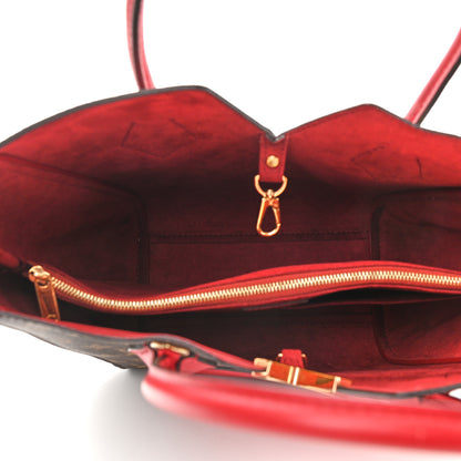 Louis Vuitton Calfskin Monogram Kimono Tote PM Cherry 5 of 8