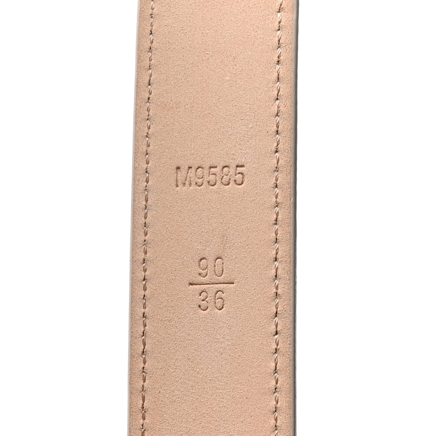 Monogram Multicolor 30mm Belt 90 36 White