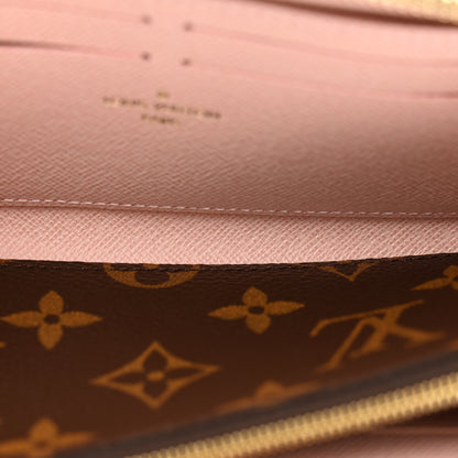 Louis Vuitton Monogram Clemence Wallet Rose Ballerine 6 of 8