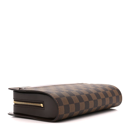Louis Vuitton Damier Ebene Pochette Saint Louis Clutch 4 of 10
