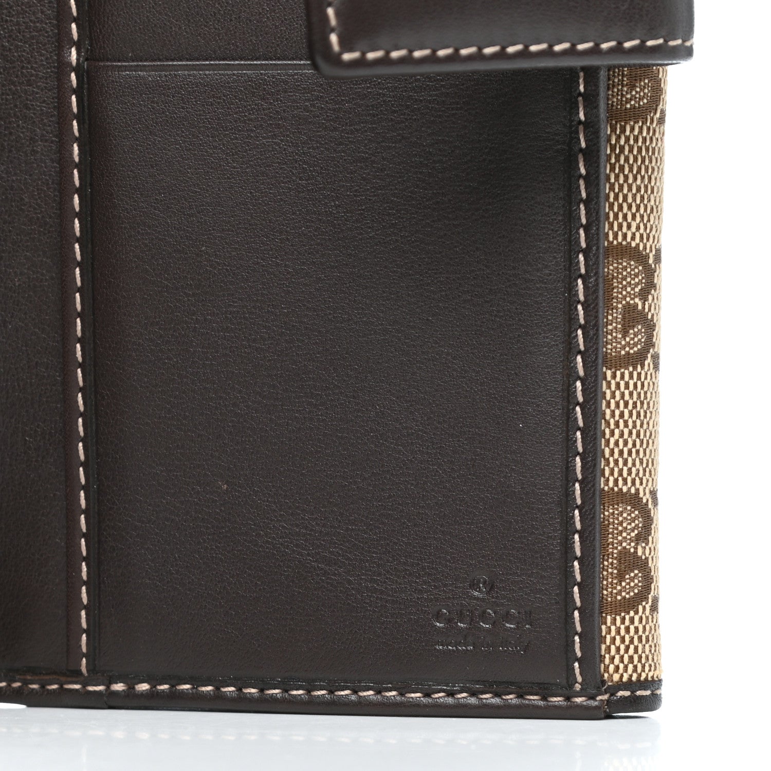 Gucci Monogram Guccioli Brando Chihuahua Continental Wallet Dark Brown 9 of 10