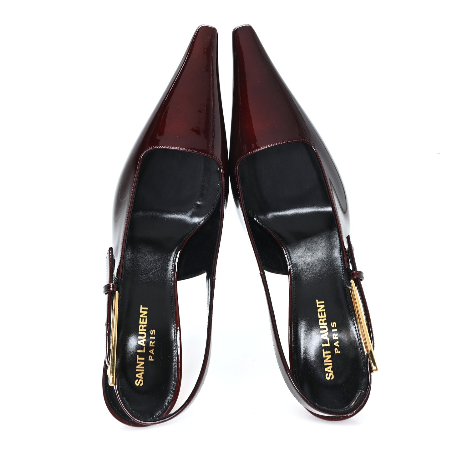 Vernice Gloss Lee 110 Slingback Pumps 39 Marron Glacé