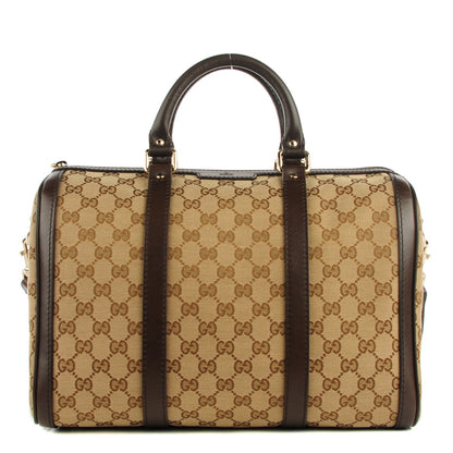 Gucci Monogram Medium Joy Boston Dark Brown 1 of 9
