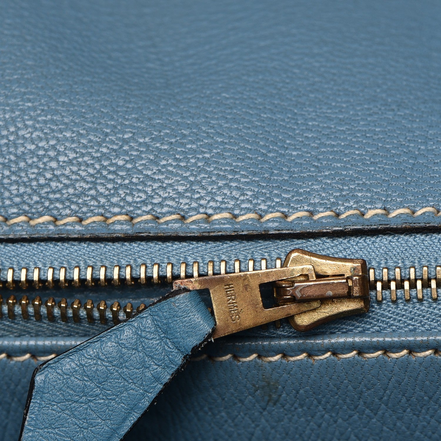 Hermes Togo Birkin 40 Blue Jean 18 of 29