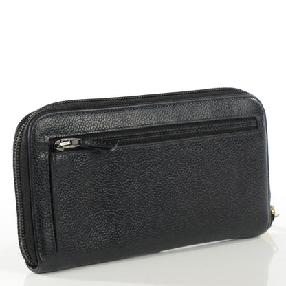 Chanel Caviar Large Timeless CC Zip Around Wallet Black 3 of 9