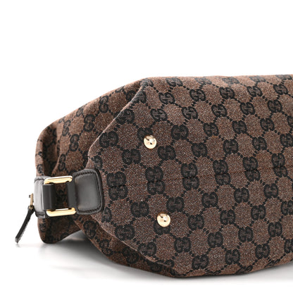 Gucci Monogram Small Boston Dark Brown 9 of 13