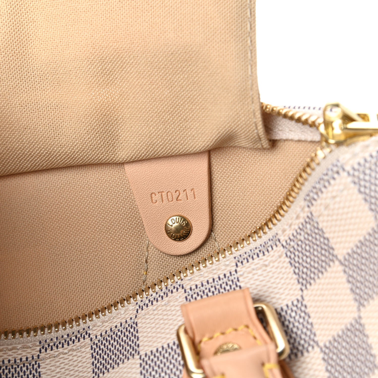 Louis Vuitton Damier Azur Speedy Bandouliere 25 9 of 10