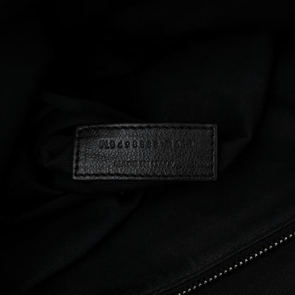 Saint Laurent Crinkled Calfskin Matelasse Monogram Large Niki Chain Satchel Black 7 of 11