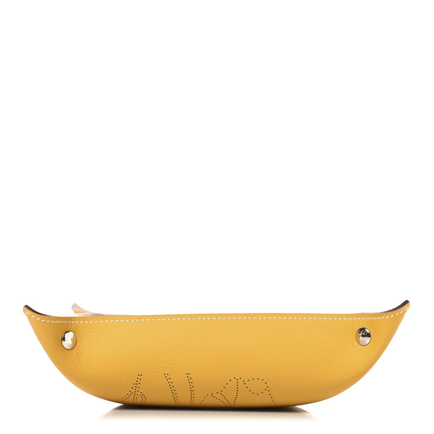 Taurillon Clemence Mises et Relances Robe Du Soire Change Tray Jaune Ivoire