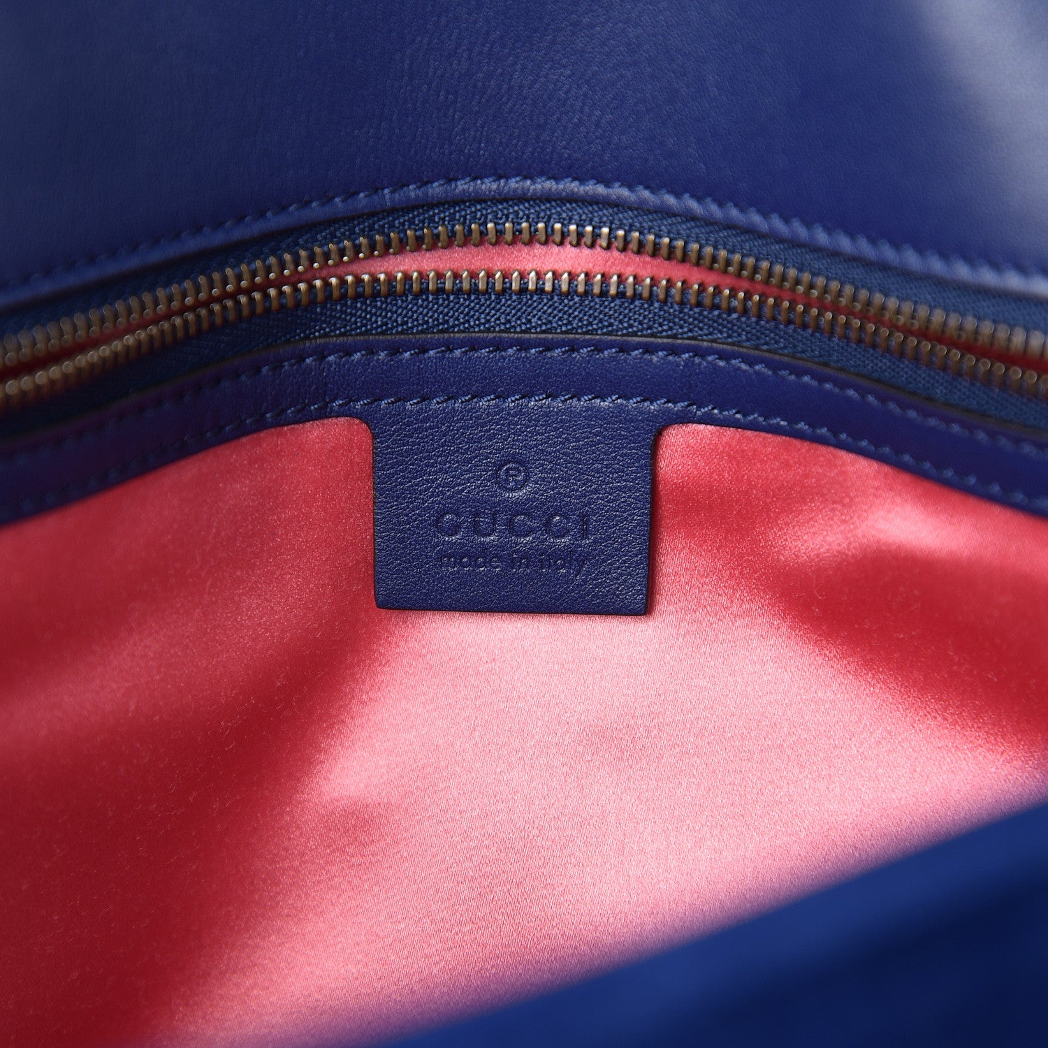Gucci Velvet Matelasse Medium GG Marmont Shoulder Bag Cobalt Blue 5 of 9