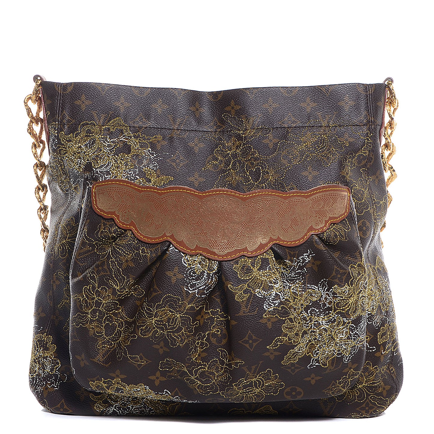 Monogram Dentelle Fersen Gold