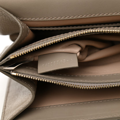 Chloe Shiny Goatskin Calfskin Mini Aby Chain Shoulder Bag Motty Grey 7 of 8