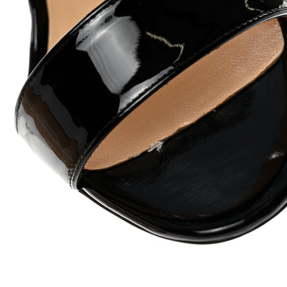 Christian Louboutin Patent Choca 100 Sandals 36 Black 8 of 9