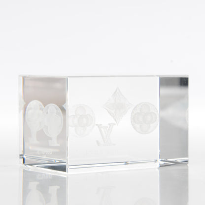 Louis Vuitton Monogram Crystal Paperweight 2 of 5