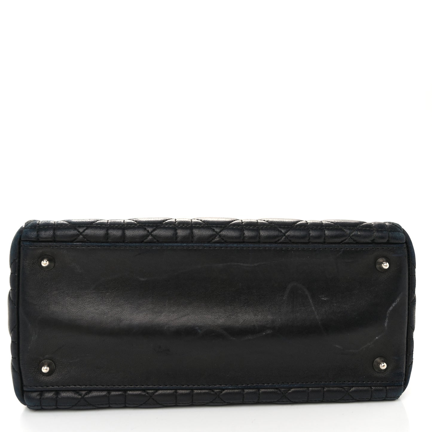 Lambskin Cannage Medium Lady Dior Black