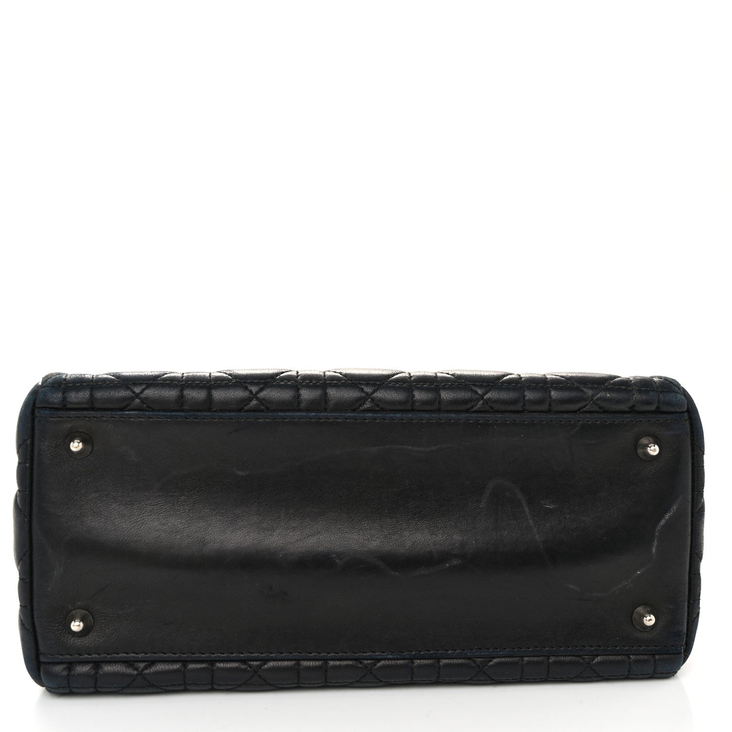 Christian Dior Lambskin Cannage Medium Lady Dior Black 16 of 16