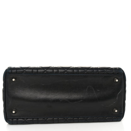 Christian Dior Lambskin Cannage Medium Lady Dior Black 16 of 16