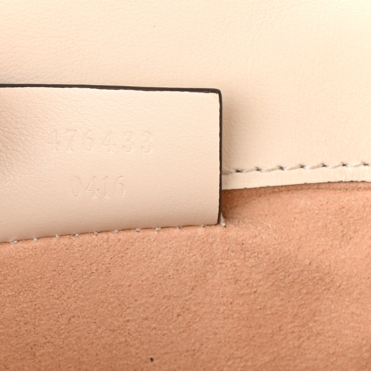 Calfskin Matelasse Super Mini GG Marmont Shoulder Bag White