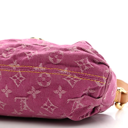 Louis Vuitton Monogram Denim Mini Pleaty Fuchsia 9 of 11