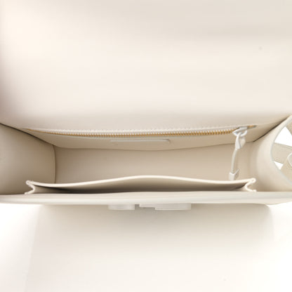 Christian Dior Ultra Matte Grained Calfskin 30 Montaigne Flap Bag White 4 of 11