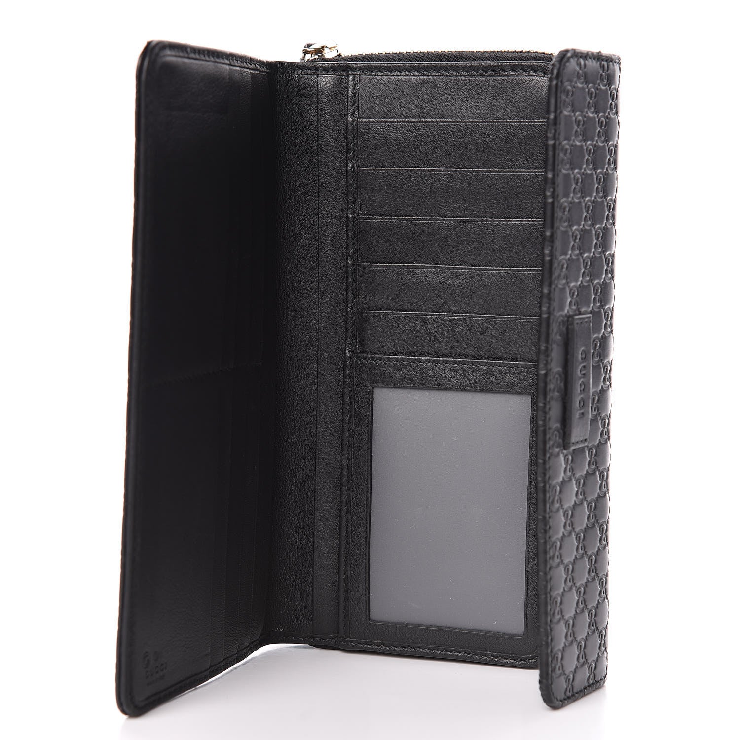 Gucci Soft Microguccissima Continental Zip Wallet Black 7 of 9
