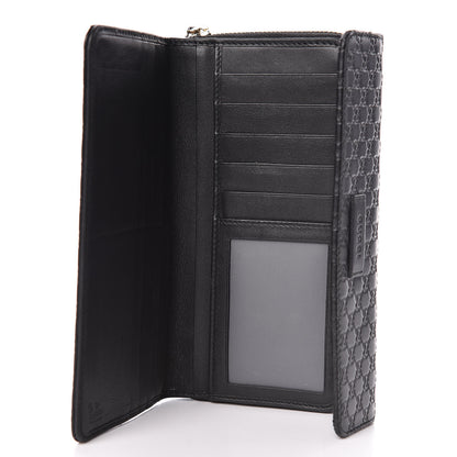 Gucci Soft Microguccissima Continental Zip Wallet Black 7 of 9
