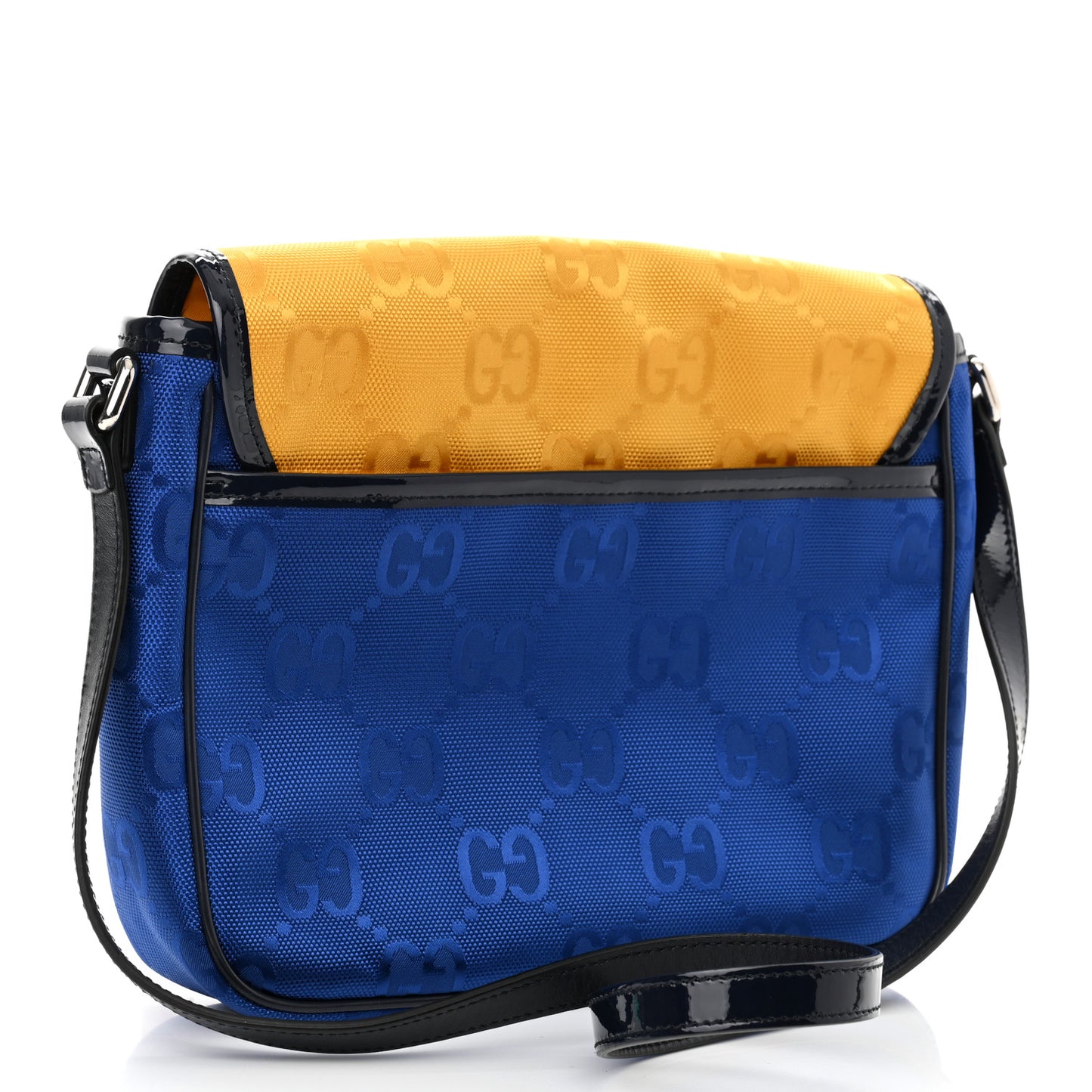 Monogram GG Childrens Messenger Bag Yellow Blue Red
