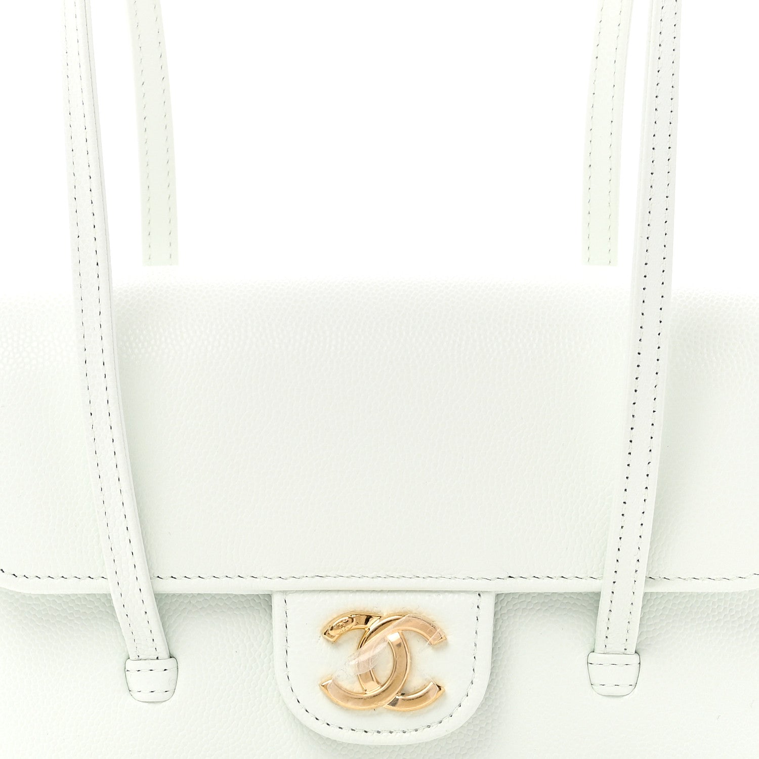 Chanel Shiny Caviar Mini Preppy Coco Shoulder Bag Light Blue 8 of 11