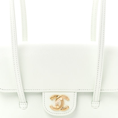 Chanel Shiny Caviar Mini Preppy Coco Shoulder Bag Light Blue 8 of 11