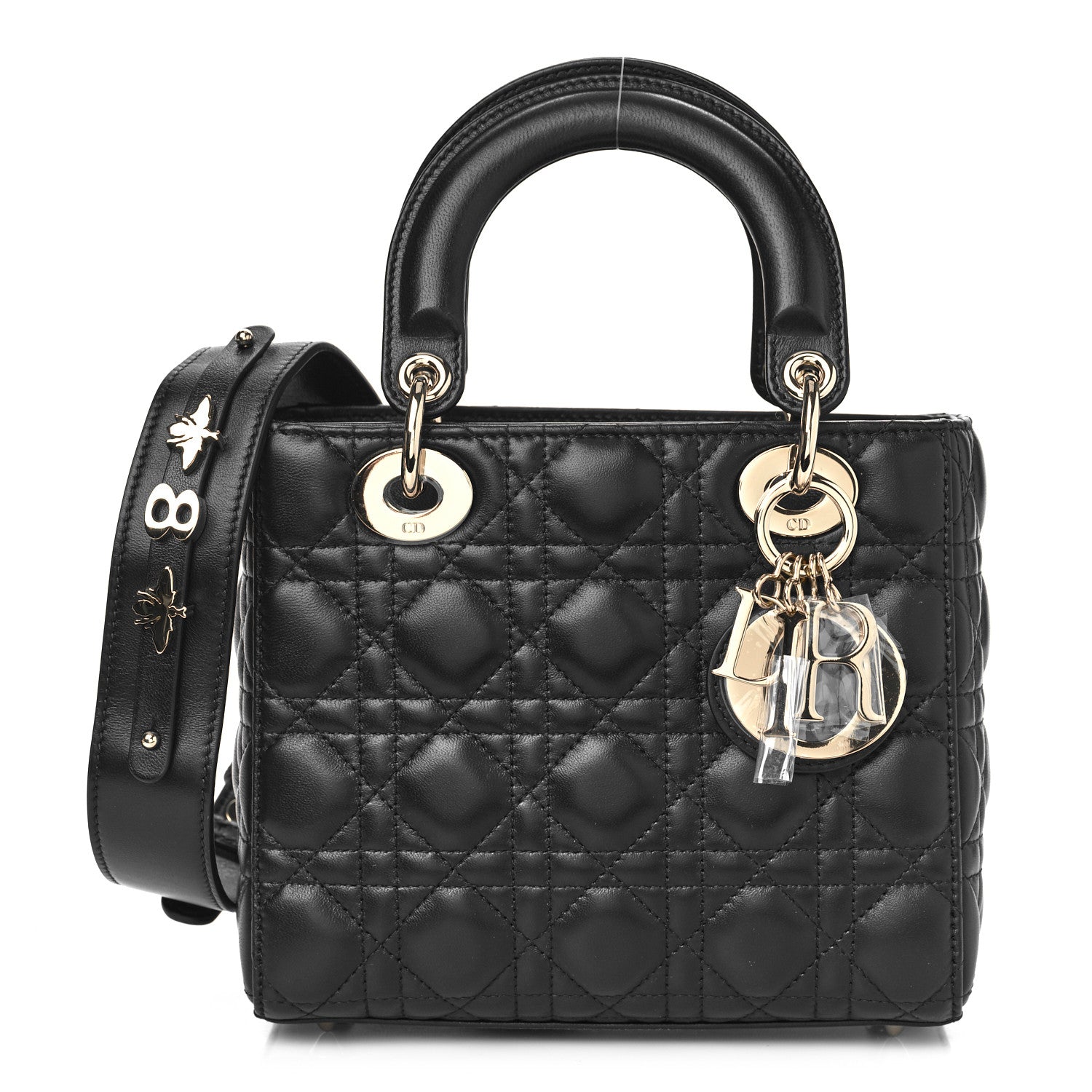 Christian Dior Lambskin Cannage Small My ABC Lady Dior Black 1 of 8
