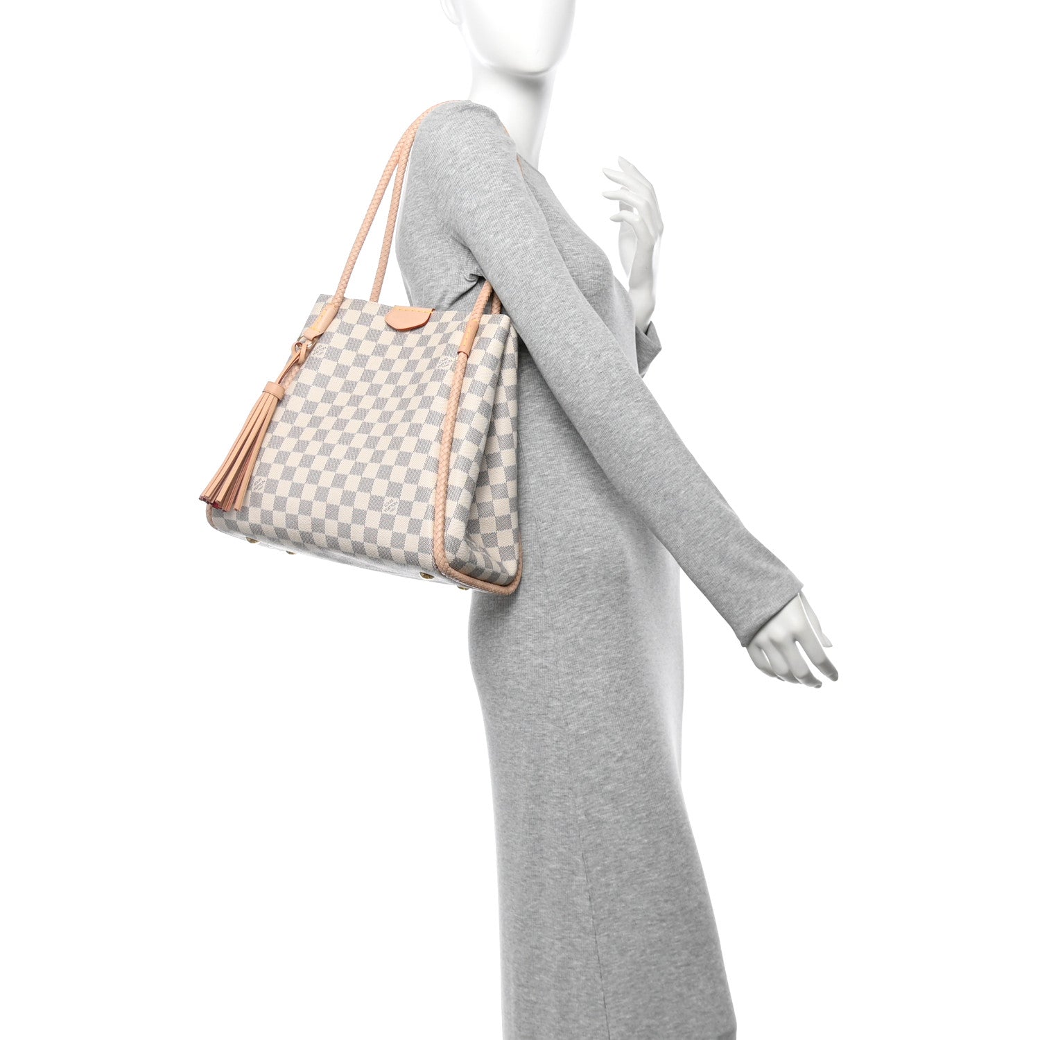 Louis Vuitton Damier Azur Propriano Rose Ballerine 2 of 9