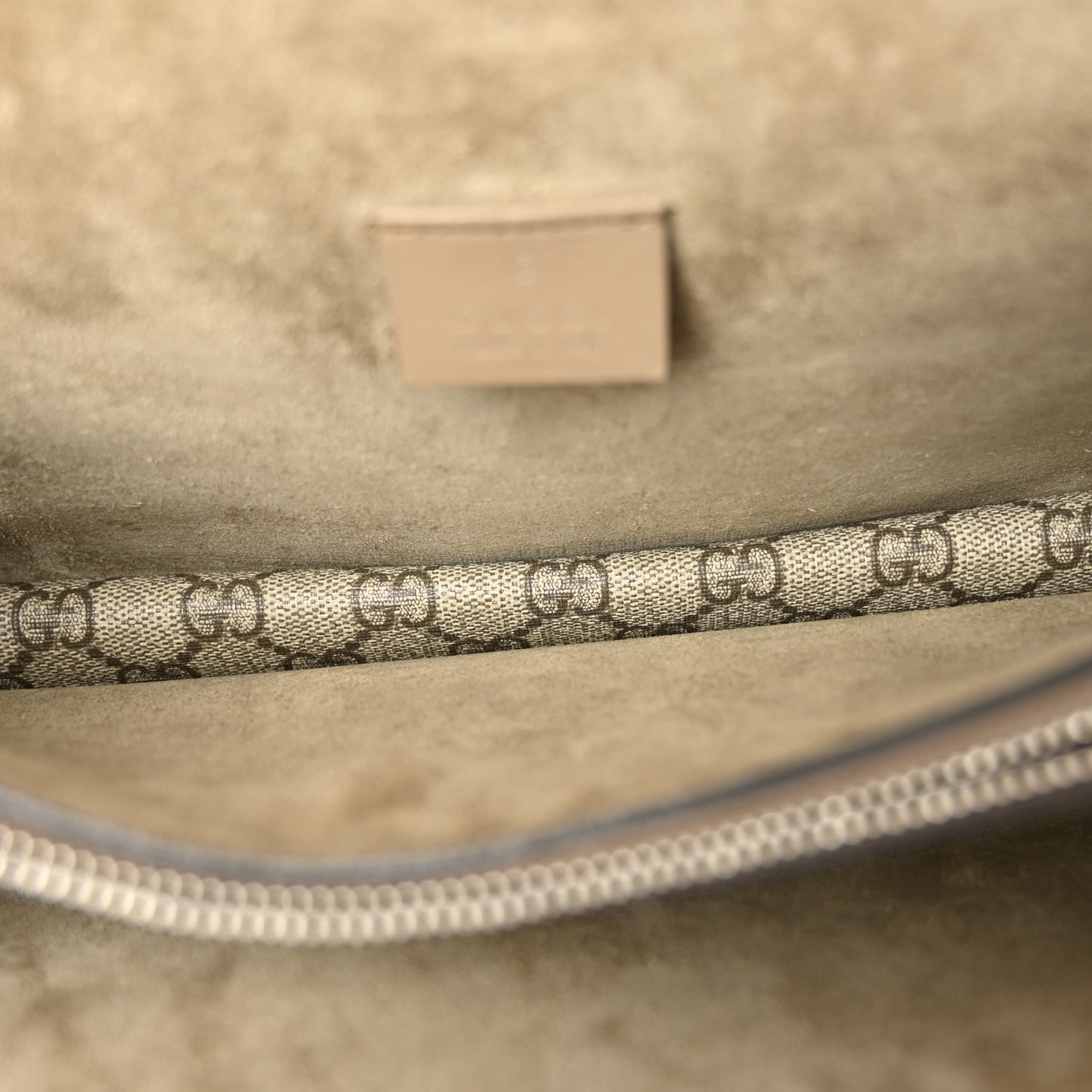 GG Supreme Monogram Small Dionysus Shoulder Bag Taupe