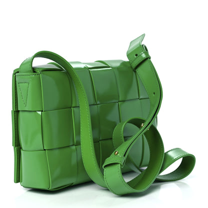 Bottega Veneta Brushed Calfskin Maxi Intrecciato Cassette Crossbody Bag Parakeet 3 of 12