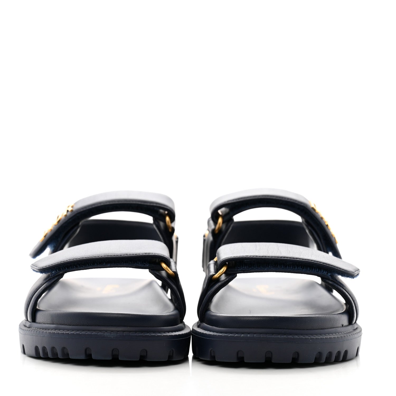 Christian Dior Lambskin Dioract 10mm Sandals 37 Pastel Night 3 of 10